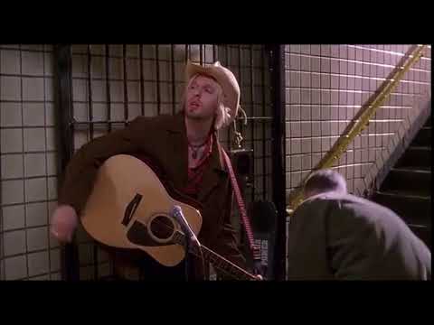 Spiderman 1 movie Subway guitarist