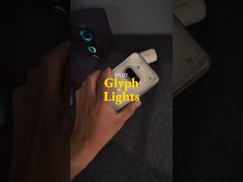 Addressable Glyph Lights on Nothing Phone 3A #hanabitech #smartphone #nothing