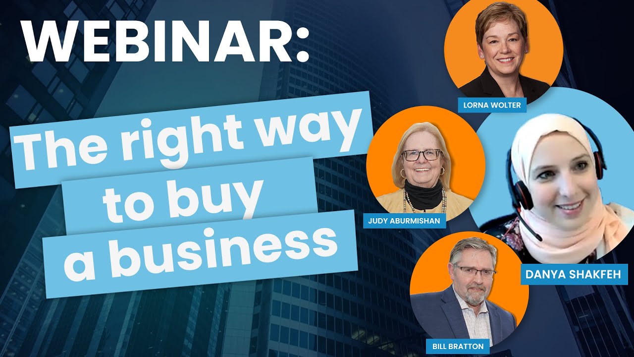 Webinar: How to buy a business the right way