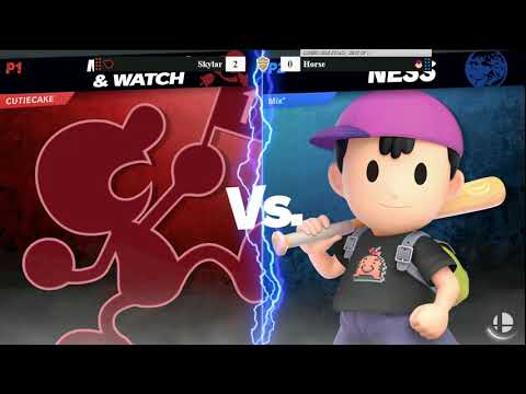 SWW 3 - Losers Semi Finals - Skylar (Game and Watch) vs Horse (Ness)