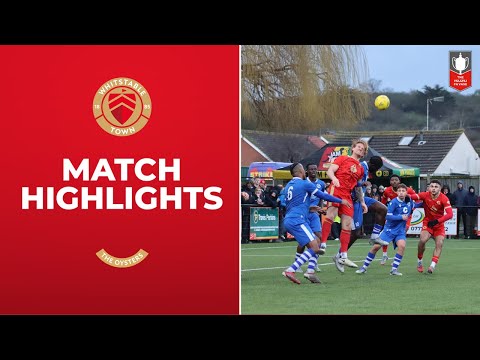 Whitstable Town vs Cockfosters | FA Vase | Match Highlights