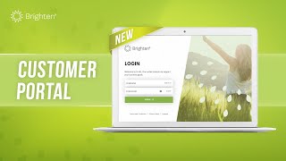 New Brighten Customer Portal: Logging in for the first time