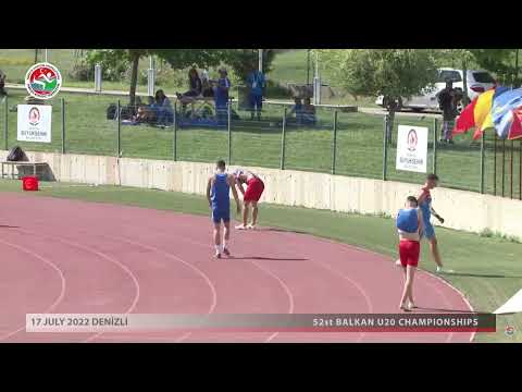 110m prepone [M], II. skupina, zlatni Janko Kišak - Prvenstvo Balkana za juniore i juniorke 2022