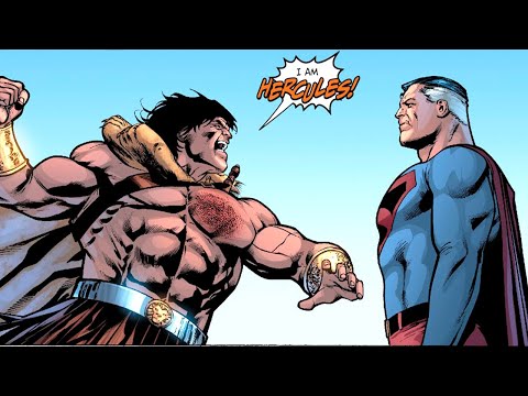 Hercules & Superman Fight