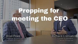 Meeting the CEO - How to prep for it