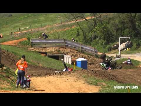 Sam Rowe Crash - Muddy Creek Pro Am Moto 2 - 2015