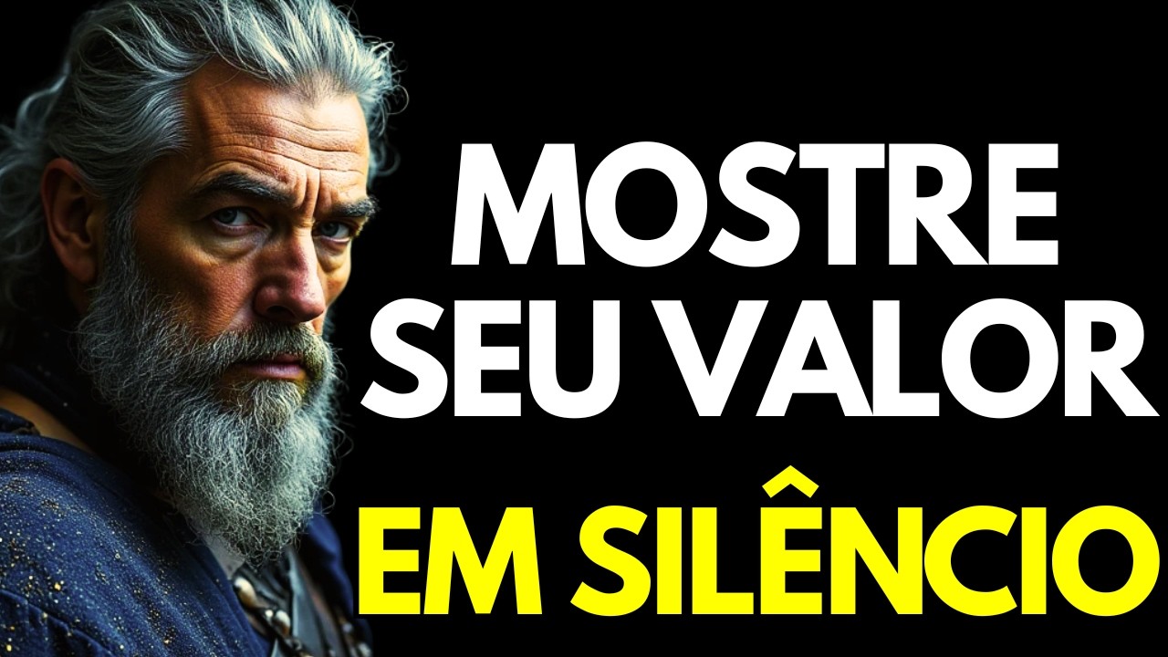 Como MOSTRAR o SEU VALOR sem dizer uma palavra | ESTOICISMO