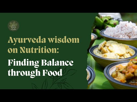 Living Paths Talk | The Wisdom of Ahara | Ayurvedic Approach to Food  Living Paths | Dr Vidhya