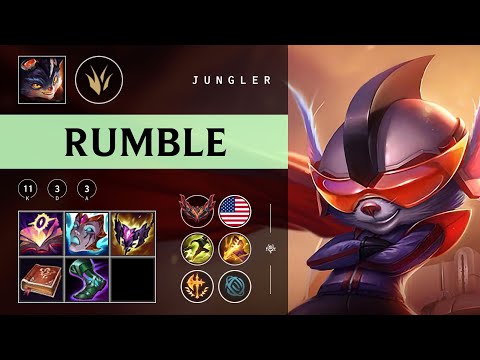 Rumble Jungle vs Graves - NA Grandmaster Patch 25.24