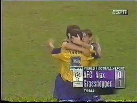 1996 (Champions L.) Ajax (Holanda):0 vs Grasshoppers (Suiza):1 (Yakin)