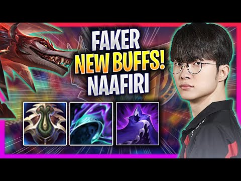 FAKER TRIES NAAFIRI WITH NEW BUFFS! - T1 Faker Plays Naarifi MID vs Corki! | Season 2024