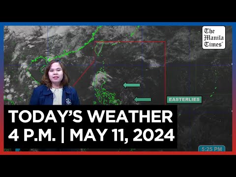 Today's Weather, 4 P.M. May 11, 2024