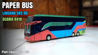 How to make Laksana SR2 DD bus from paper  লা�