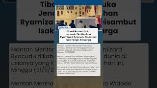 Tak Kuat Tahan Kesedihan! Tangis Keluarga Sambut Kedatangan Jenazah Ryamizard Ryacudu di Rumah Duka