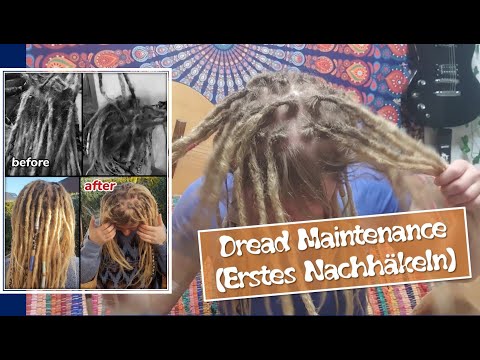 ❤ Dreadpflege / Maintenance (Erstes Nachhäkeln)