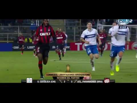 Universidad Católica vs Atlético Paranaense 2-3 RESUMEN GOLES Copa Libertadores 17/05/2017
