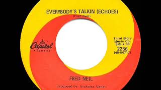 1st RECORDING OF: Everybody’s Talkin’ - Fred Neil (1966)