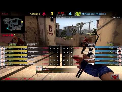 CSGO POV DEMO Blamef (Astralis)(26-12) vs NiP / mirage / BLAST Premier World Final 2021