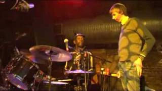 Tony Allen teaches Tim Jonze how to drum Afrobeat