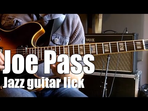 Joe Pass jazz guitar lesson # 2 | Dominant 7th licks