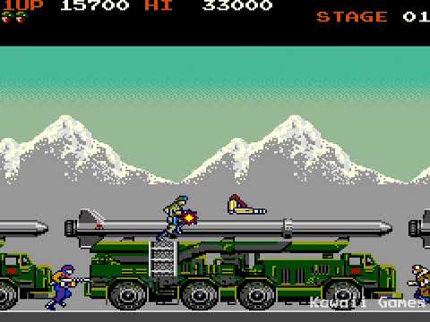 Green Beret / Rush'n Attack | ARCADE |4K60ᶠᵖˢ UHD🔴| Longplay Walkthrough Playthrough Full Movie Game