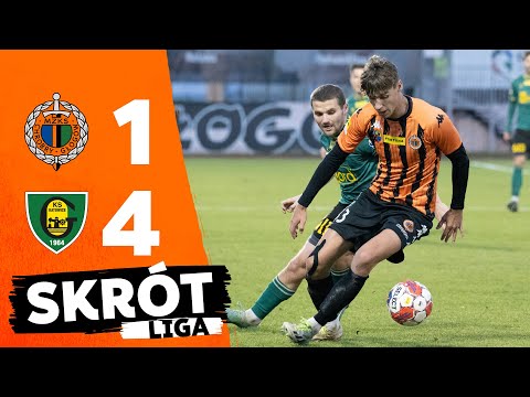 FORTUNA 1 LIGA: Chrobry Głogów - GKS Katowice 1:4 | skrót