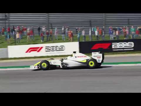 Thumbnail for 2009 Brawn GP BGP-001 | Classic Car Showcase | U.S.A Hot-lap | F1 2019 by FIA, classic car, rall, Rubens Barrichello, rally, Mercedes-Benz, Car, classic ca