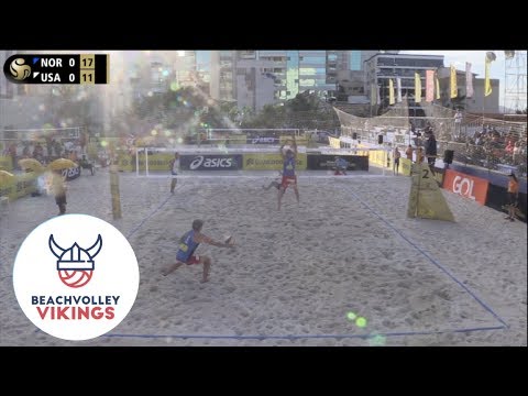 Mol.A/Sorum (NOR) vs. Perusic/Schweiner (CZE) 2019 FIVB Itapema round 2