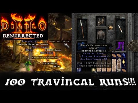Diablo 2 Resurrected Ladder (Season 1): 100 Travincal Runs Round 2!