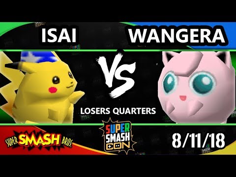 SSC 2018 SSB - Isai (Pikachu) Vs. Wangera (Jigglypuff) - Smash 64 Losers Quarters