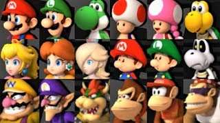 Mario Kart Wii - All Characters