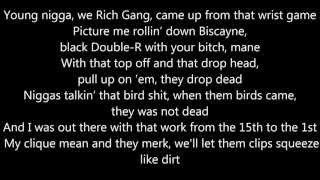 Rich Gang -  Fly Rich Lyrics Ft. Stevie J, Future, Tyga, Meek Mill and Mystikal  HD ON SCREEN LYRICS
