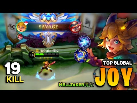 SAVAGE! Joy Jungle Build [ Joy Best Build Top Global ] By Helltaker魔女 - Mobile Legends