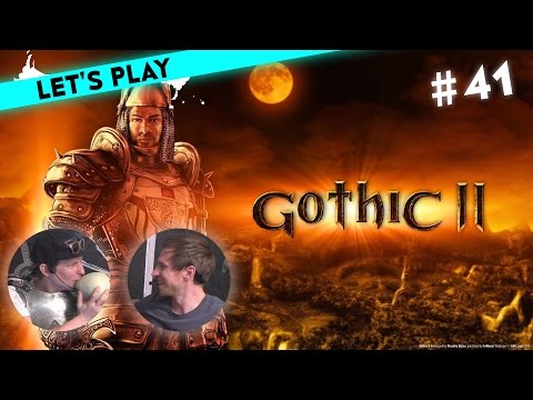 [41] Let's Play Gothic 2 mit Michael und Krogmann | Das Felsmassiv | 11.05.2016