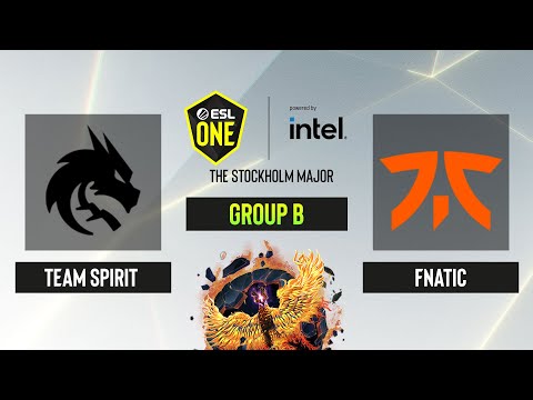 Dota2 - Fnatic vs. Team Spirit - Game 1 - Group B - ESL One Stockholm 2022
