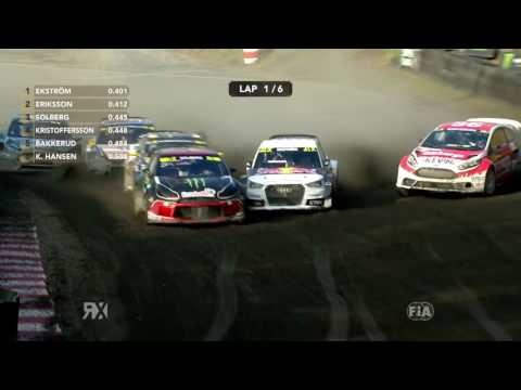 Running in the Supercar Final: Germany RX