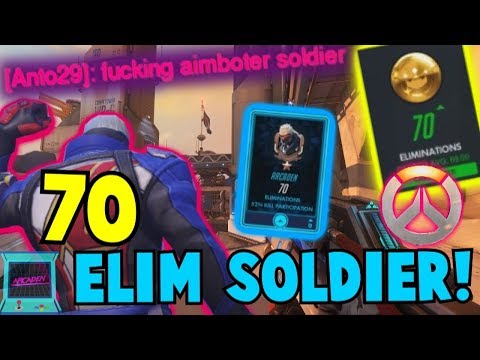 70 Elims in 720p! - Overwatch