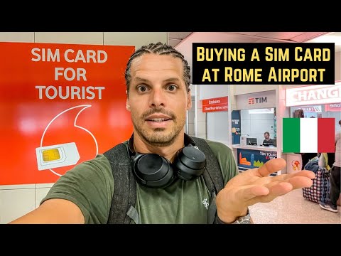 Buying a Sim Card for Italy at Rome Airport in 2024