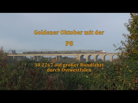 Goldener Oktober mit der P8!  - 38 2267 auf großer Fahrt!