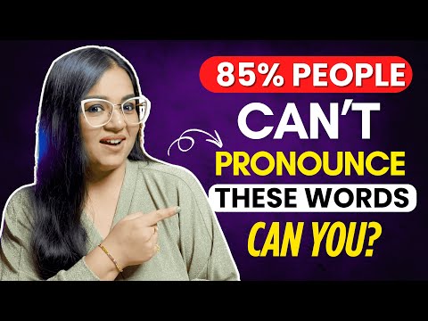 85% People Can't Pronounce These Words | Learn Pronounciation Of These Difficult  English Words