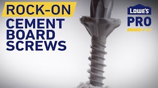 Rock-On Cement Board Screws | Lowe's Pro Products