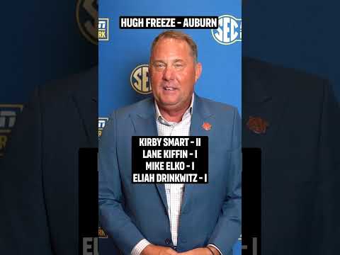 Which SEC football coach would be your emergency contact? 😂