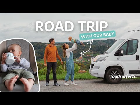Road trip with our Baby – Exploring Slovenia: Ptuj, Lake Bled & more with roadsurfer! 🌿🏕️