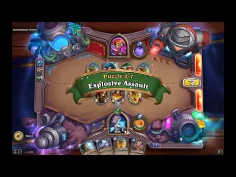 Solution Puzzle Lab Mirror: Explosive Assault - Astromancer Arwyn (2/7), Hearthstone Boomsday