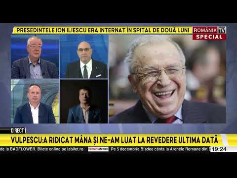 Ionuț Vulpescu, mesaj emoţionant după moartea lui Iliescu