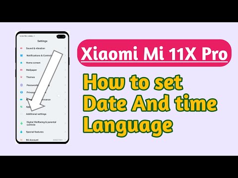 Xiaomi Mi 11X Pro , How to set Date and time and language Full setup