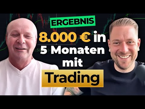 Gernot made €8,000 in profit with day trading in just 5 months!