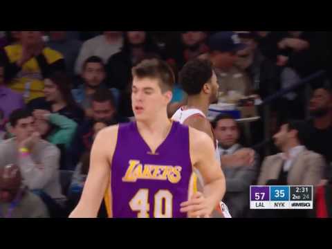 Ivica Zubac vs New York Knicks 06.02.2017 (10Pts)