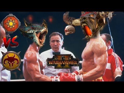 KROQY BALBOA & THE SUPERBEAST - Beastmen vs Lizardmen | Total War Warhammer 2