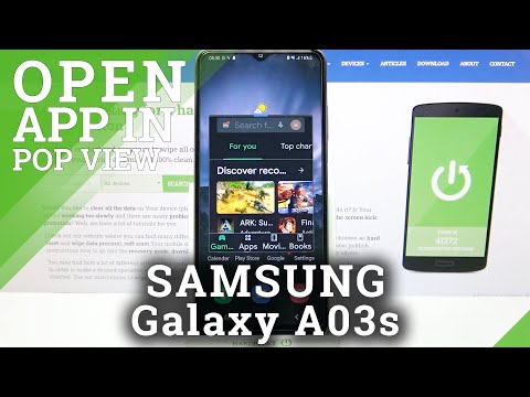 How to Open Apps in Pop Up View in SAMSUNG Galaxy A03S – Floating Windows